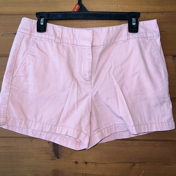 Loft Outlet Shorts Chino Womens Size 6 Pockets 4" Inseam Pink - Picture 1 of 4